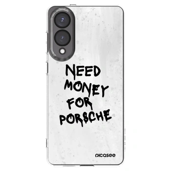 Picasee silikonový průhledný obal pro Samsung Galaxy S25 Edge 5G - White Dollar