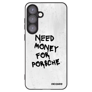 Picasee silikonový černý obal pro Samsung Galaxy S25+ 5G - White Dollar
