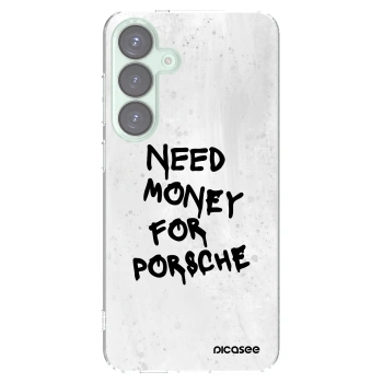 Picasee silikonový průhledný obal pro Samsung Galaxy S25+ 5G - White Dollar