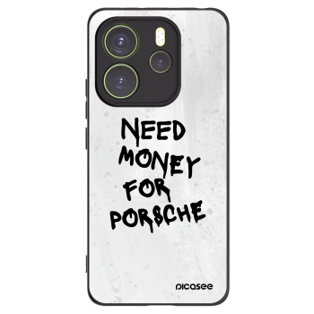 Picasee silikonový černý obal pro Xiaomi Redmi Note 14 4G - White Dollar