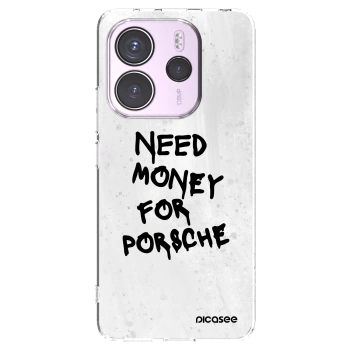Picasee silikonový průhledný obal pro Xiaomi Redmi Note 14 4G - White Dollar