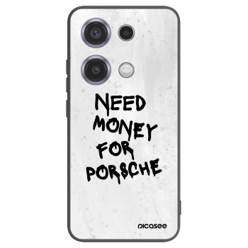 Picasee silikonový černý obal pro Xiaomi Redmi Note 14S - White Dollar
