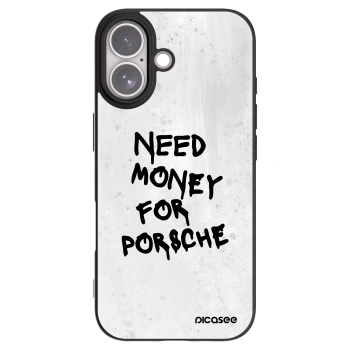 Picasee silikonový černý obal pro Apple iPhone 17 - White Dollar