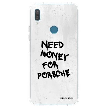 Picasee silikonový průhledný obal pro Huawei Y6 2019 - White Dollar