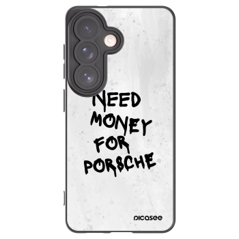 Picasee silikonový černý obal pro Samsung Galaxy S26 - White Dollar