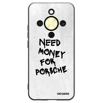Picasee silikonový černý obal pro Honor Magic8 Lite 5G - White Dollar