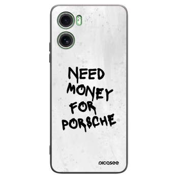 Picasee silikonový černý obal pro Motorola Moto G06 - White Dollar