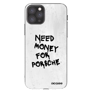 Picasee silikonový průhledný obal pro Apple iPhone 11 Pro - White Dollar