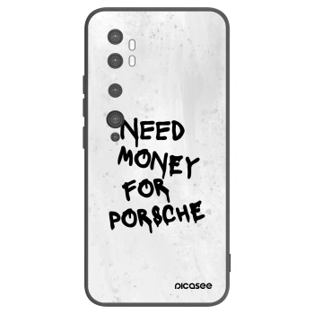 Picasee silikonový černý obal pro Xiaomi Mi Note 10 (Pro) - White Dollar