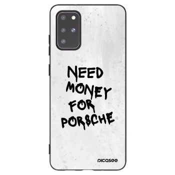 Picasee silikonový černý obal pro Samsung Galaxy S20+ G985F - White Dollar