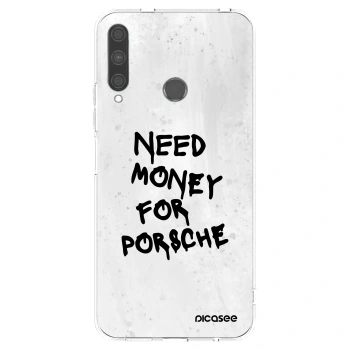Picasee silikonový průhledný obal pro Huawei P40 Lite E - White Dollar