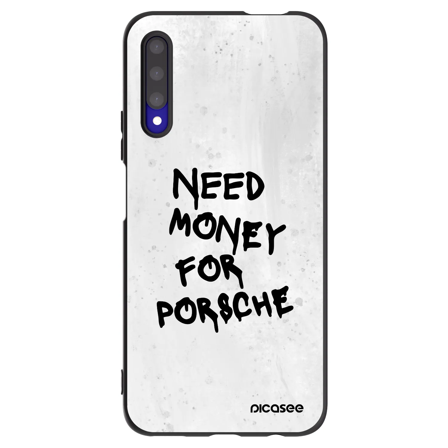 Picasee silikonový černý obal pro Honor 9X Pro - White Dollar