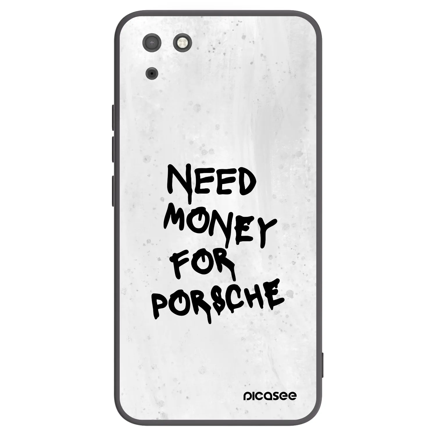 Picasee silikonový černý obal pro Huawei Y5P - White Dollar