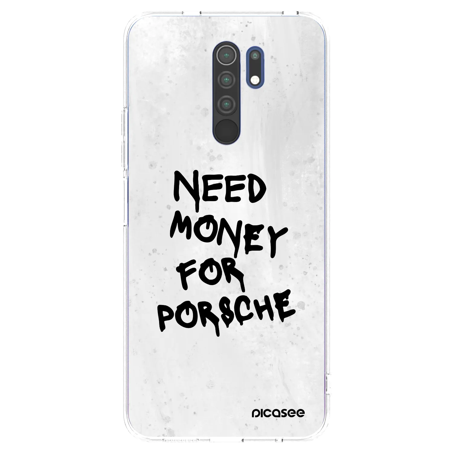 Picasee silikonový průhledný obal pro Xiaomi Redmi 9 - White Dollar