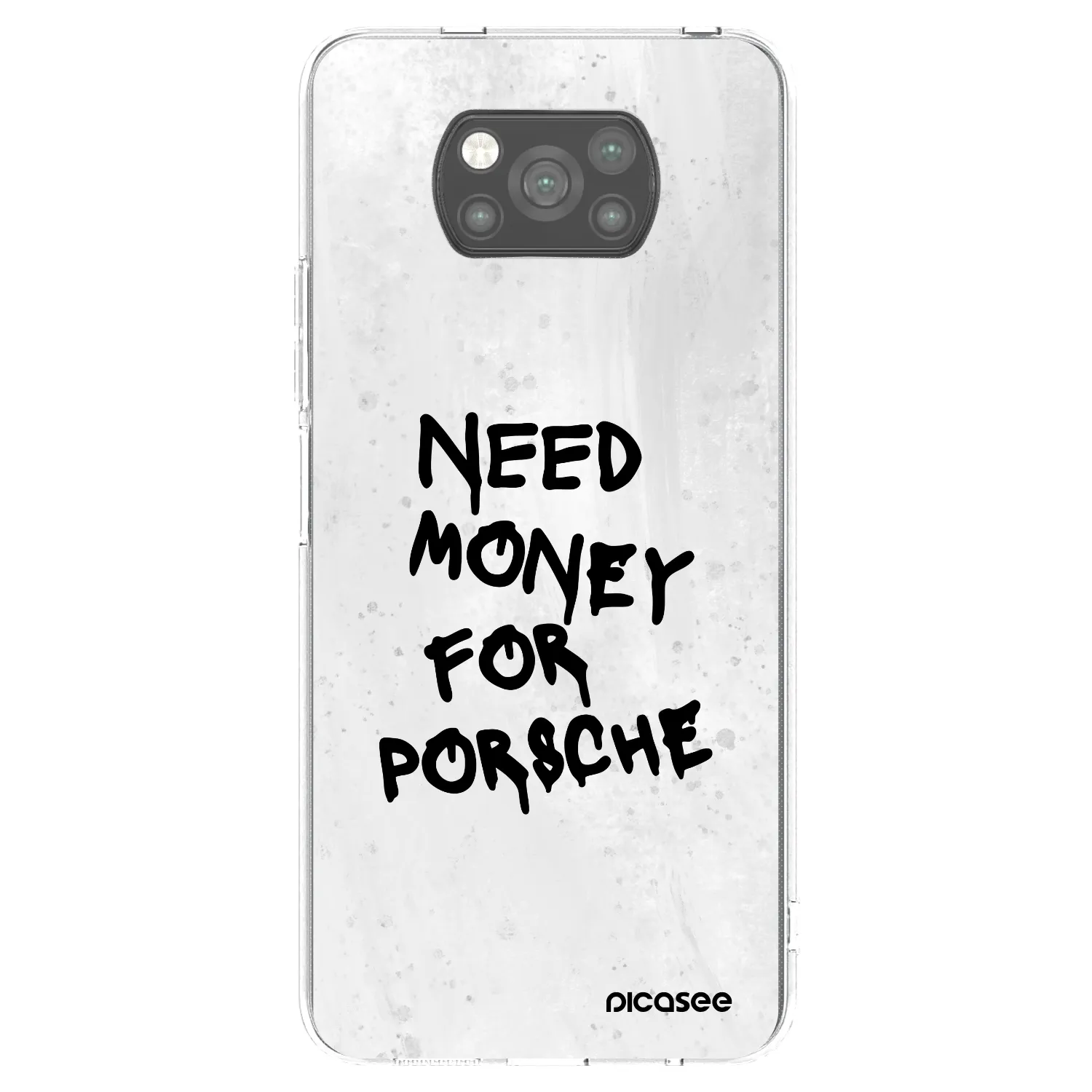 Picasee silikonový černý obal pro Xiaomi Poco X3 - White Dollar