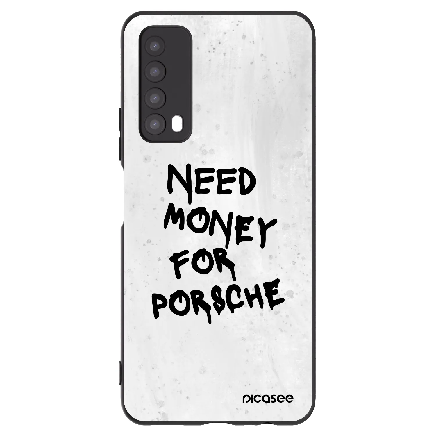 Picasee silikonový černý obal pro Huawei P Smart 2021 - White Dollar