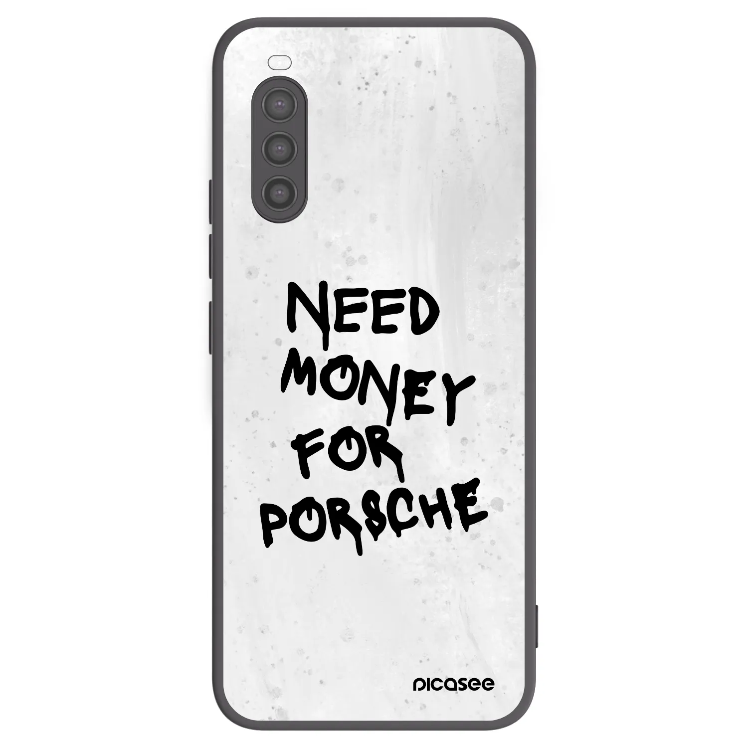 Picasee silikonový černý obal pro Sony Xperia 10 II - White Dollar