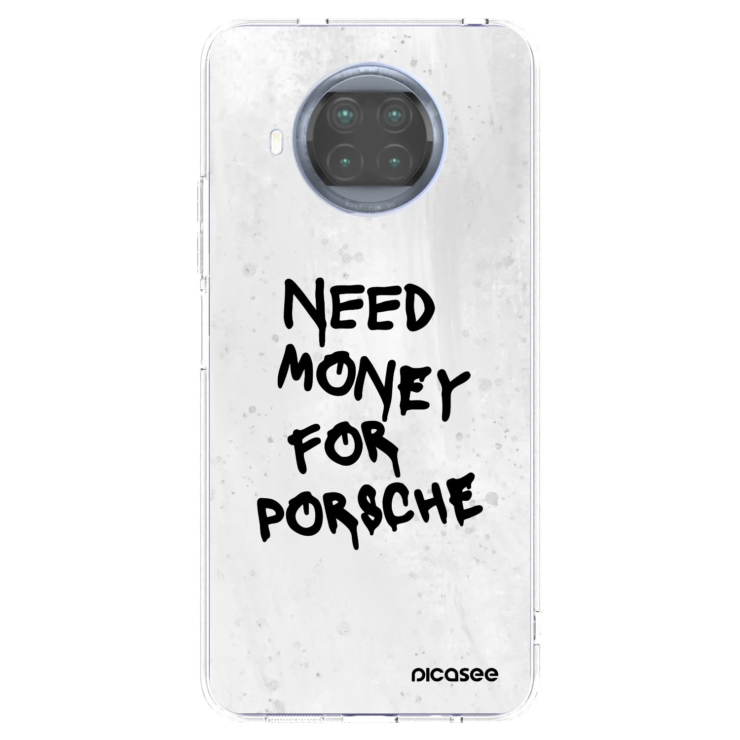 Picasee silikonový průhledný obal pro Xiaomi Mi 10T Lite - White Dollar