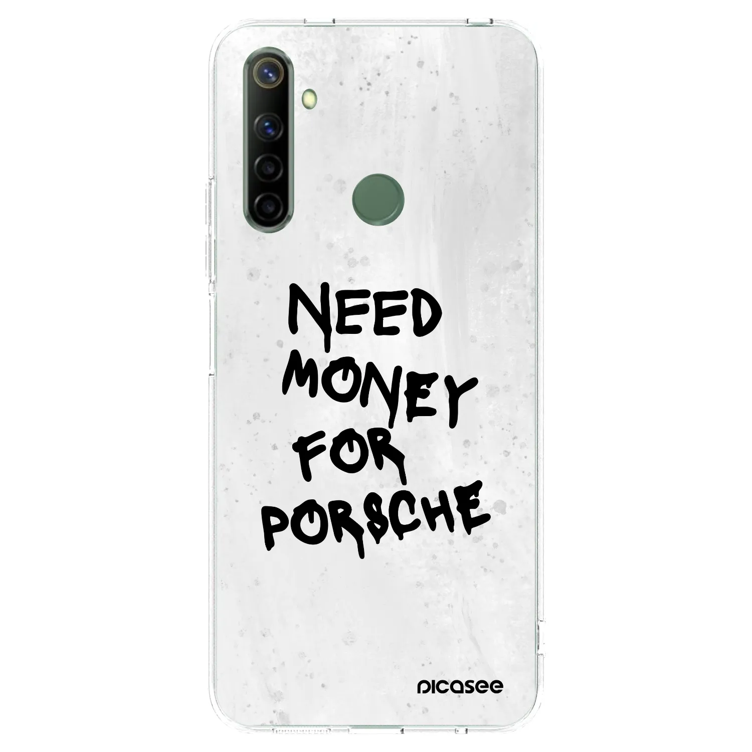 Picasee silikonový průhledný obal pro Realme 6i - White Dollar