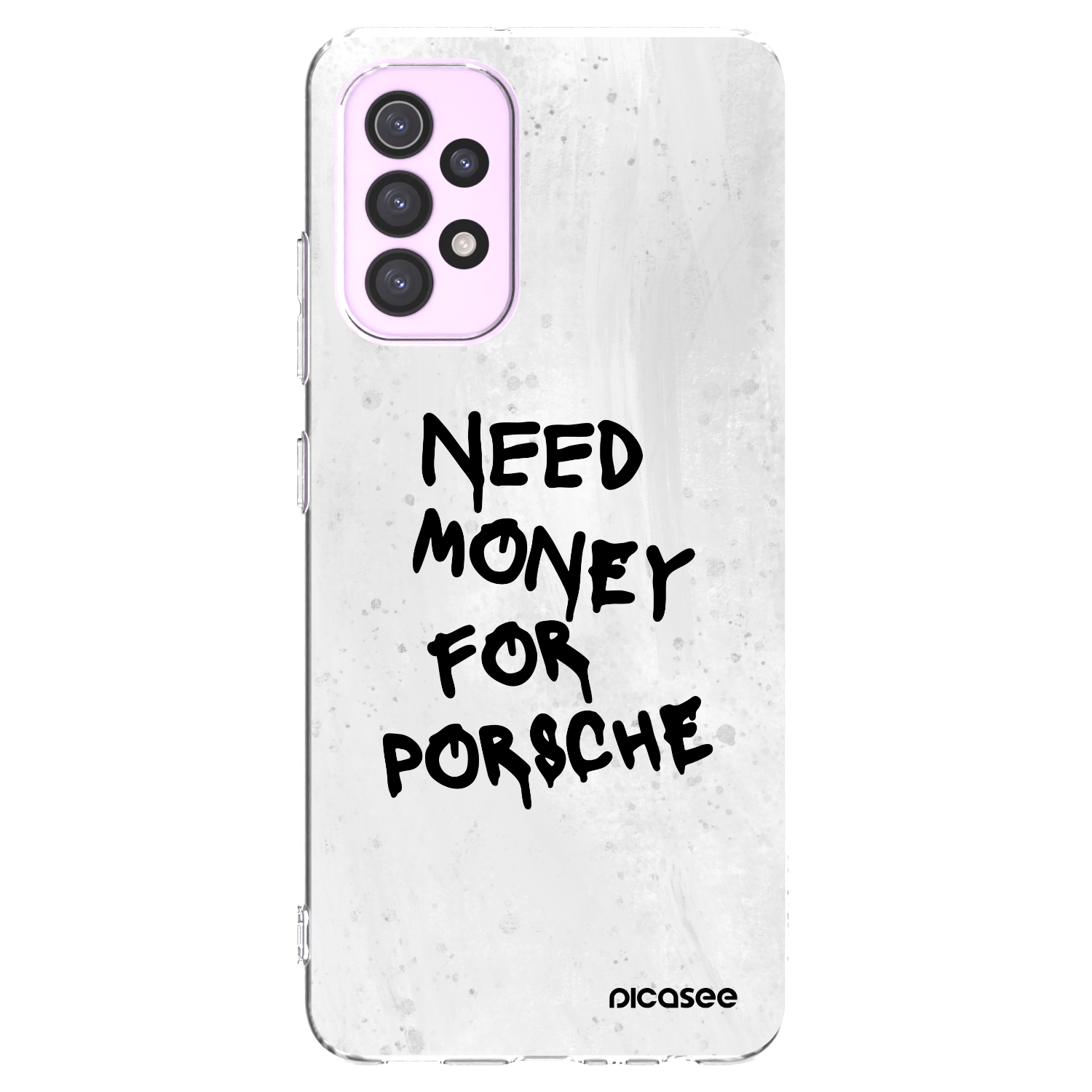 Picasee silikonový průhledný obal pro Samsung Galaxy A32 5G A326B - White Dollar