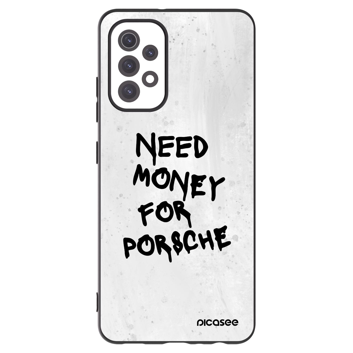Picasee silikonový černý obal pro Samsung Galaxy A32 5G A326B - White Dollar