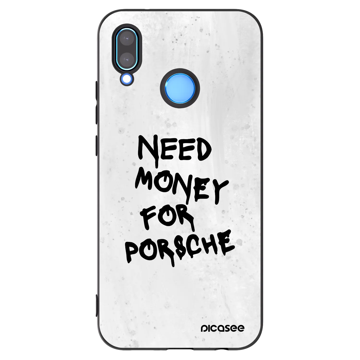 Picasee silikonový černý obal pro Huawei P20 Lite - White Dollar