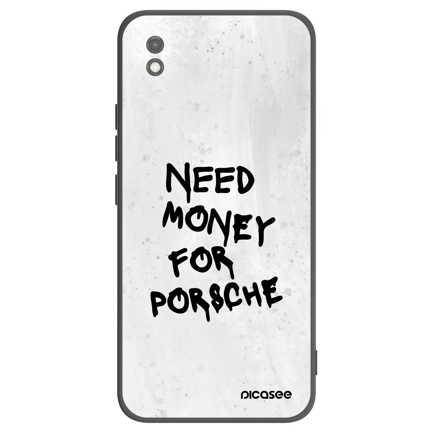 Picasee silikonový černý obal pro Xiaomi Redmi 9AT - White Dollar