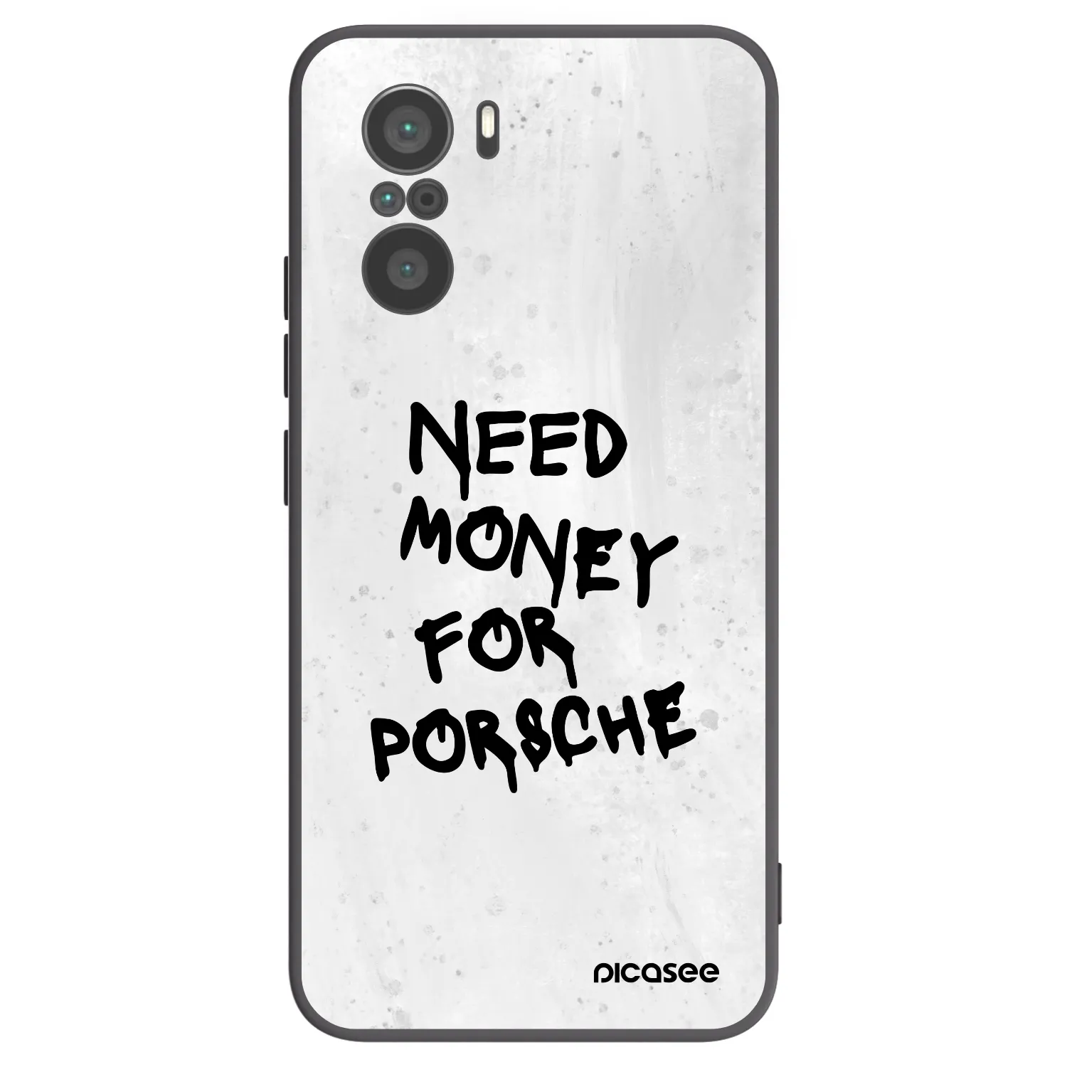 Picasee silikonový černý obal pro Xiaomi Poco F3 - White Dollar