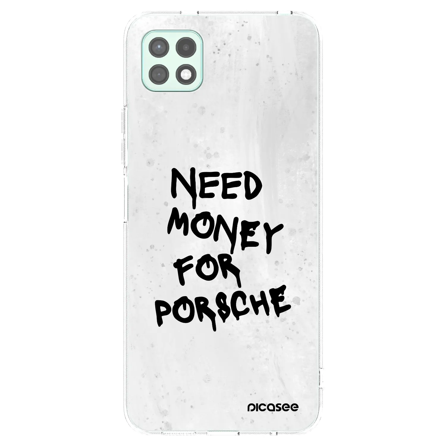 Picasee silikonový průhledný obal pro Samsung Galaxy A22 A226B 5G - White Dollar