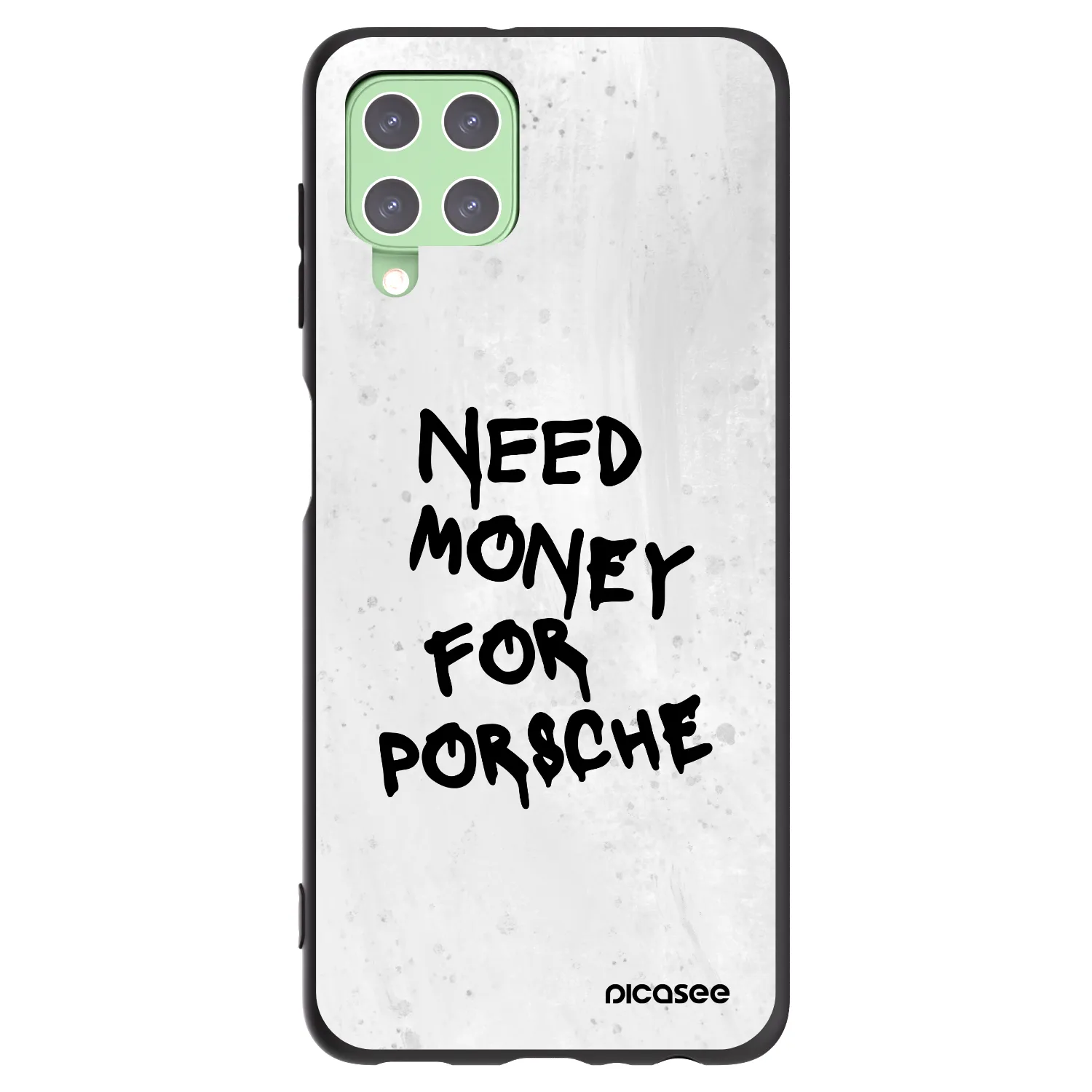Picasee silikonový černý obal pro Samsung Galaxy A22 A225F 4G - White Dollar