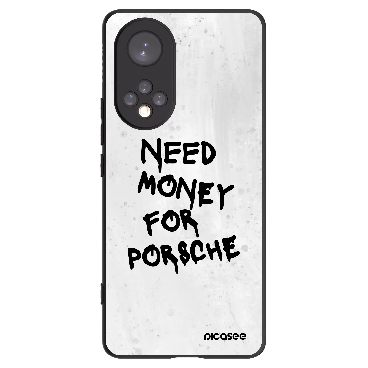 Picasee silikonový černý obal pro Honor 50 5G - White Dollar