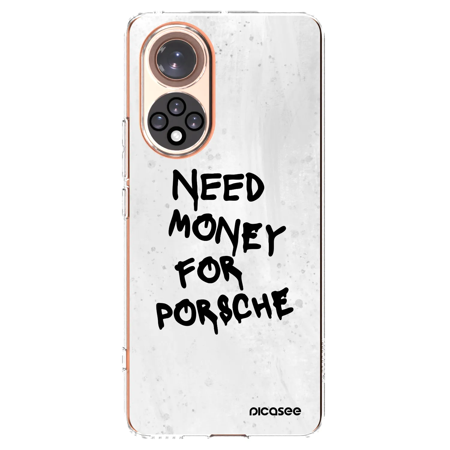 Picasee silikonový průhledný obal pro Honor 50 5G - White Dollar