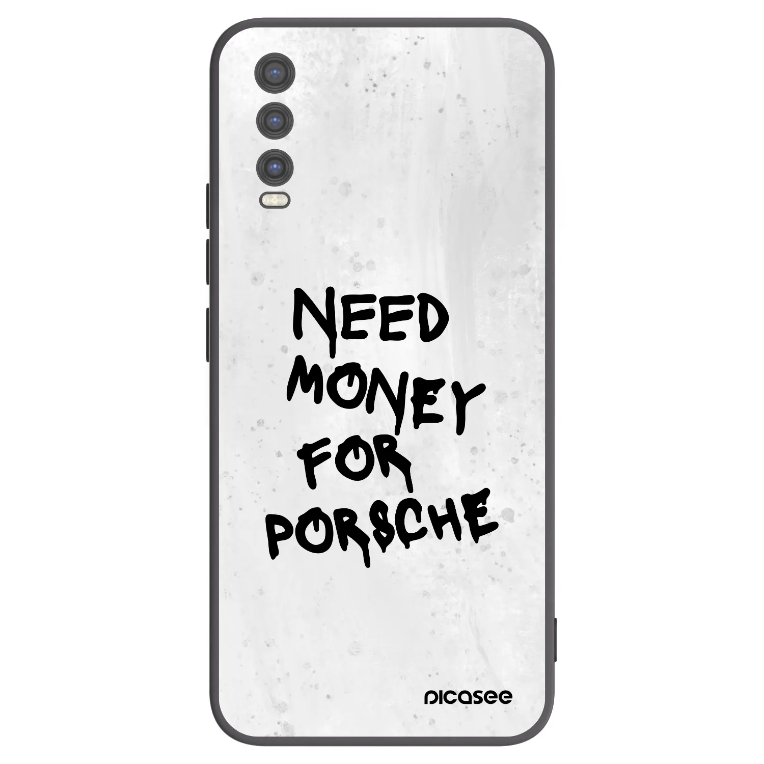 Picasee silikonový černý obal pro Vivo Y20s - White Dollar