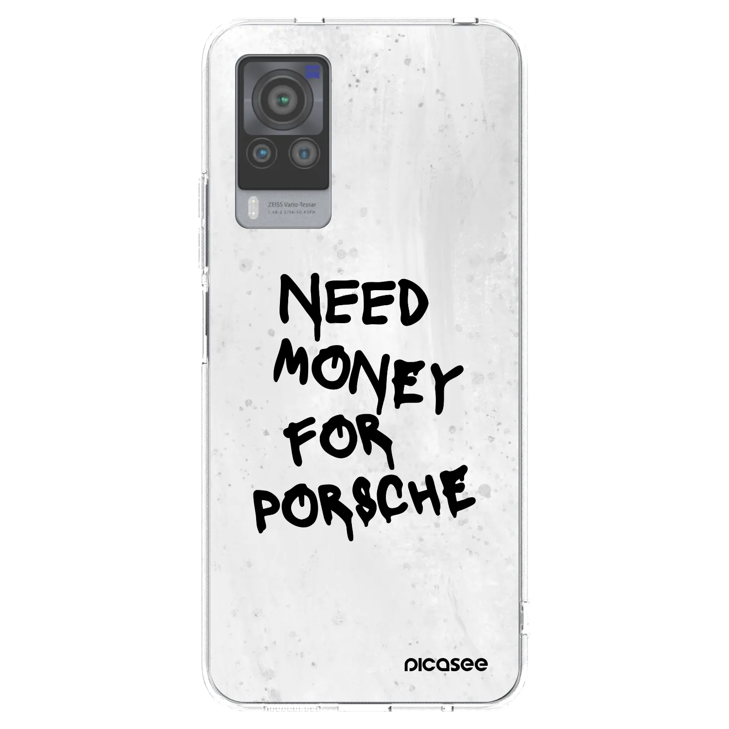 Picasee silikonový průhledný obal pro Vivo X60 Pro 5G - White Dollar