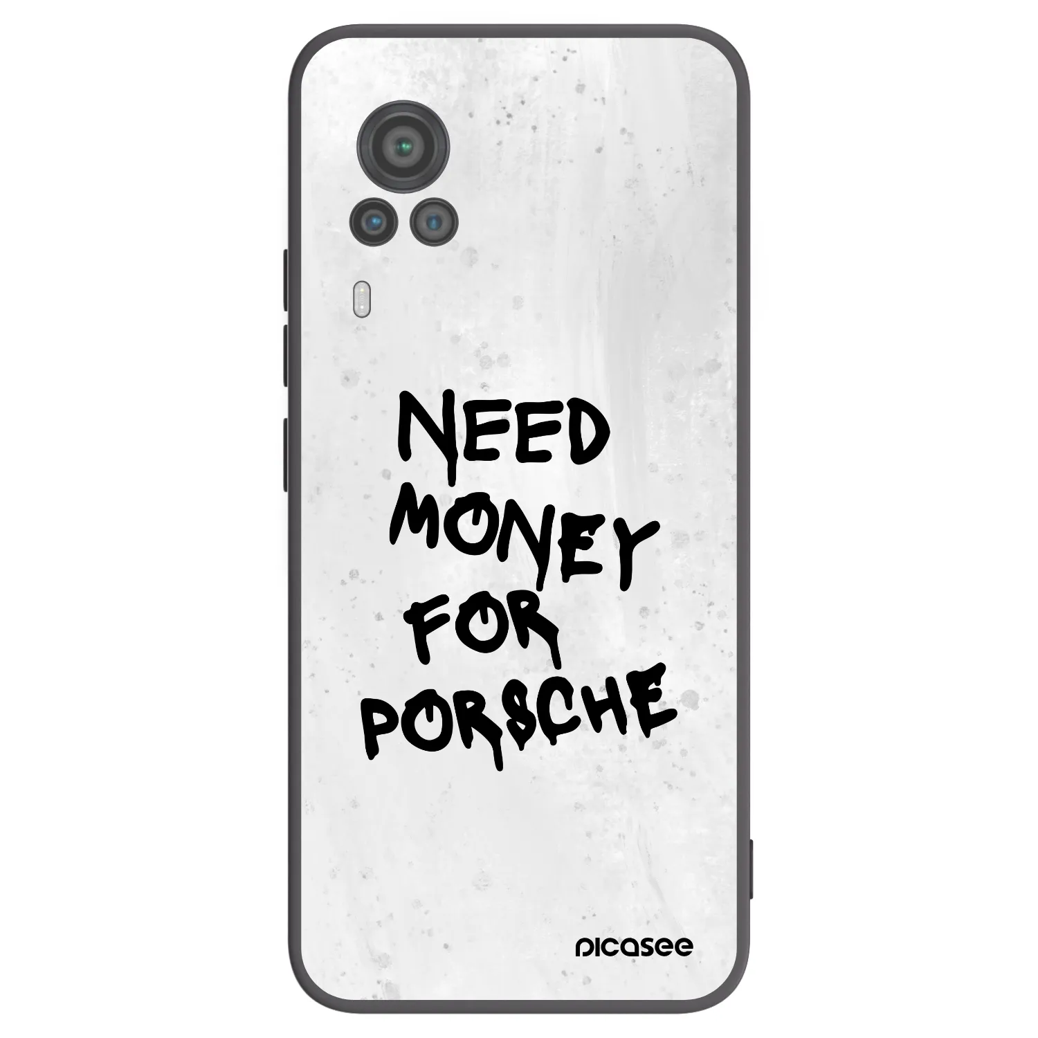 Picasee silikonový černý obal pro Vivo X60 Pro 5G - White Dollar