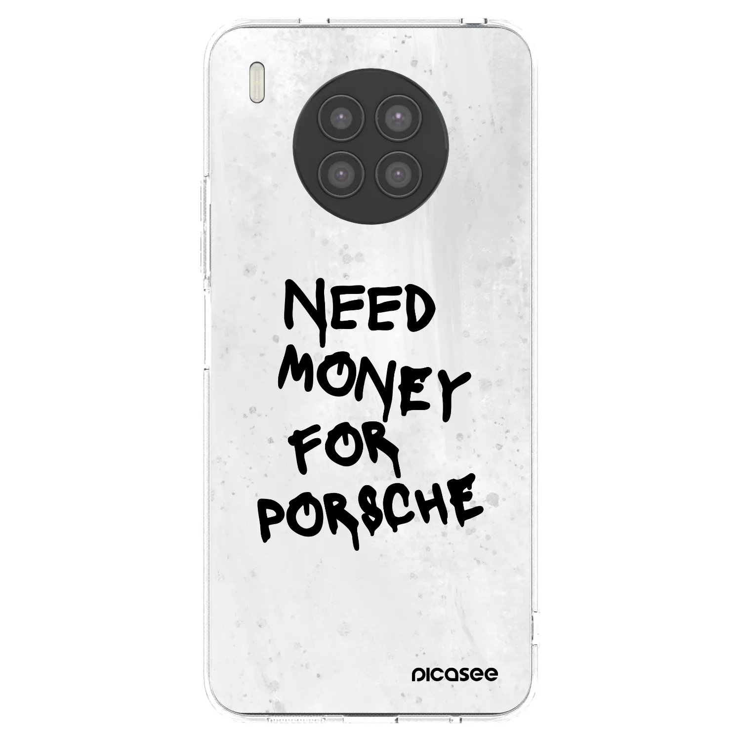 Picasee silikonový průhledný obal pro Huawei Nova 8i - White Dollar