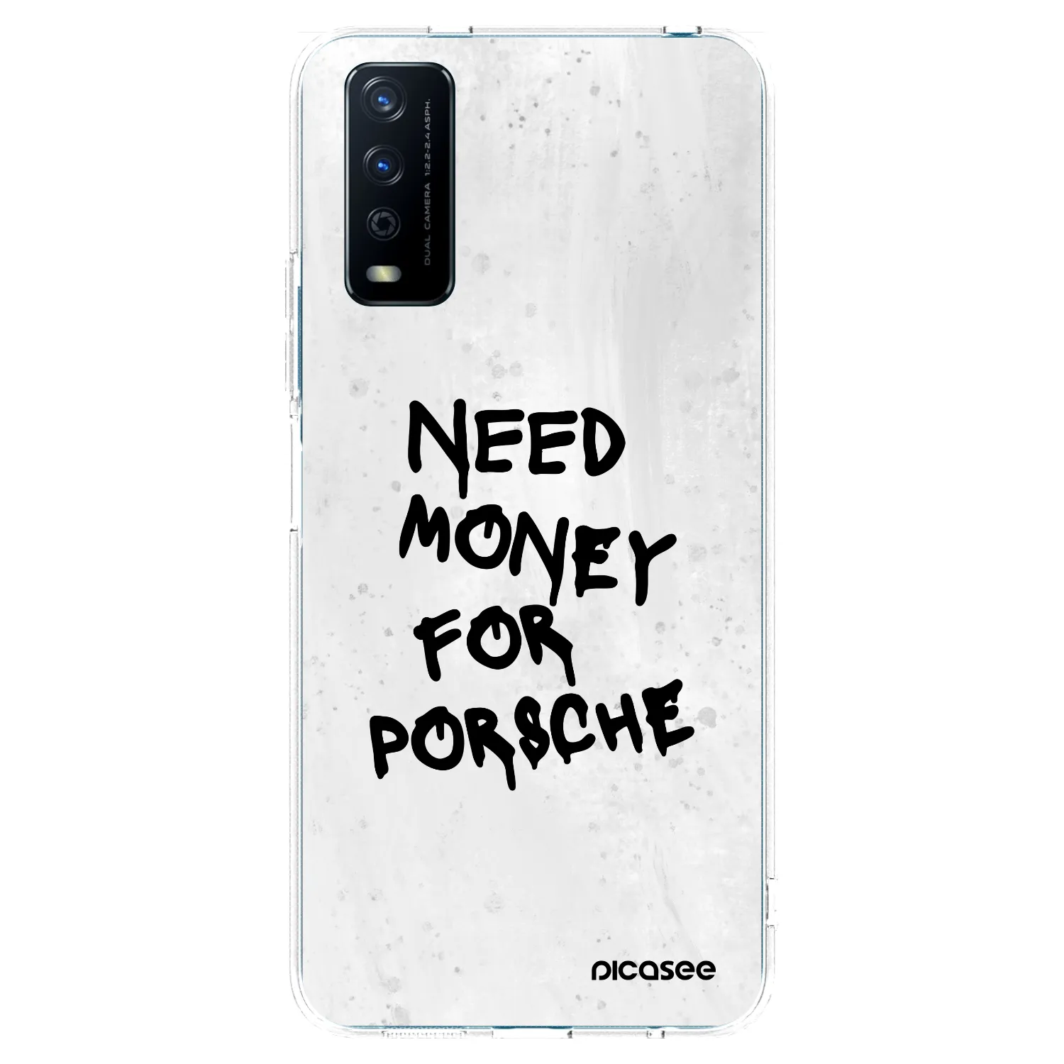 Picasee silikonový průhledný obal pro Vivo Y11s - White Dollar
