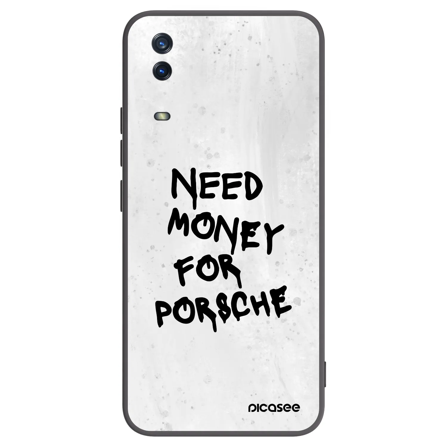 Picasee silikonový černý obal pro Vivo Y11s - White Dollar