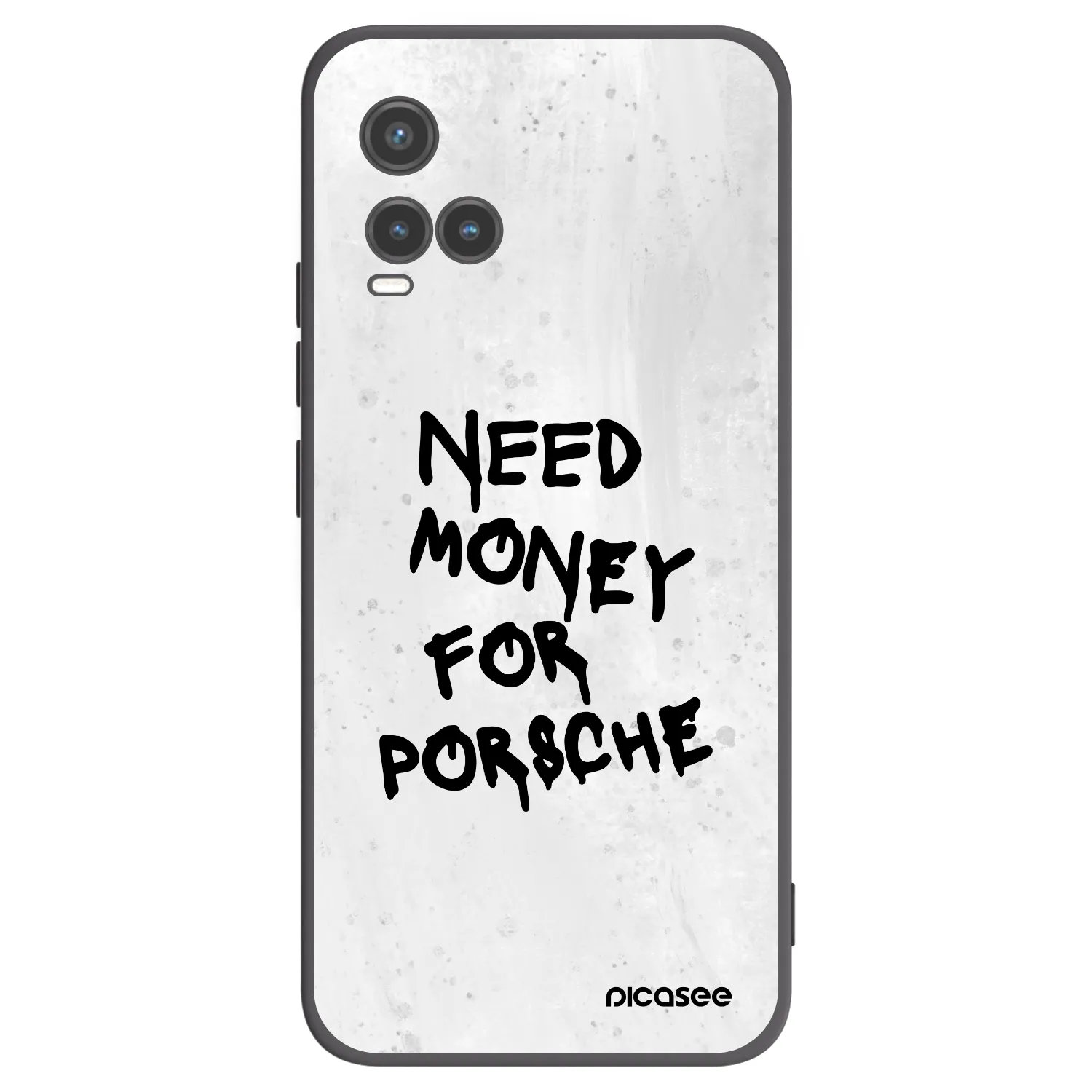 Picasee silikonový černý obal pro Vivo Y33s - White Dollar