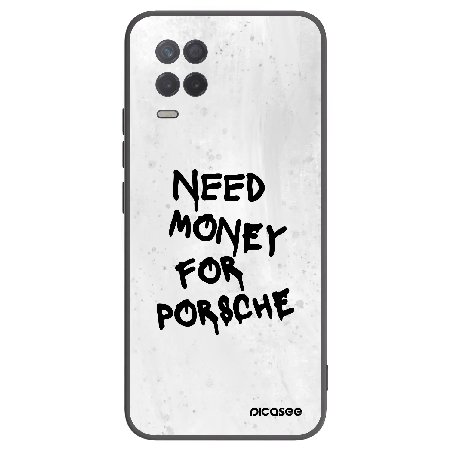 Picasee silikonový černý obal pro Realme 8 5G - White Dollar