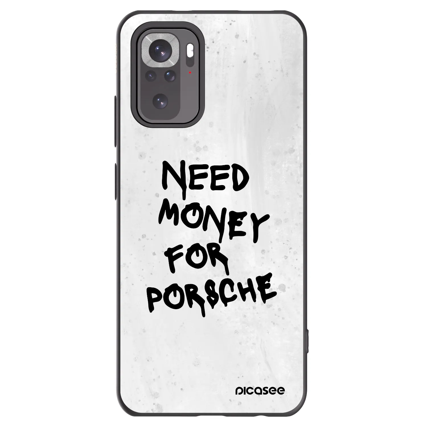 Picasee silikonový černý obal pro Xiaomi Redmi Note 11S 4G - White Dollar