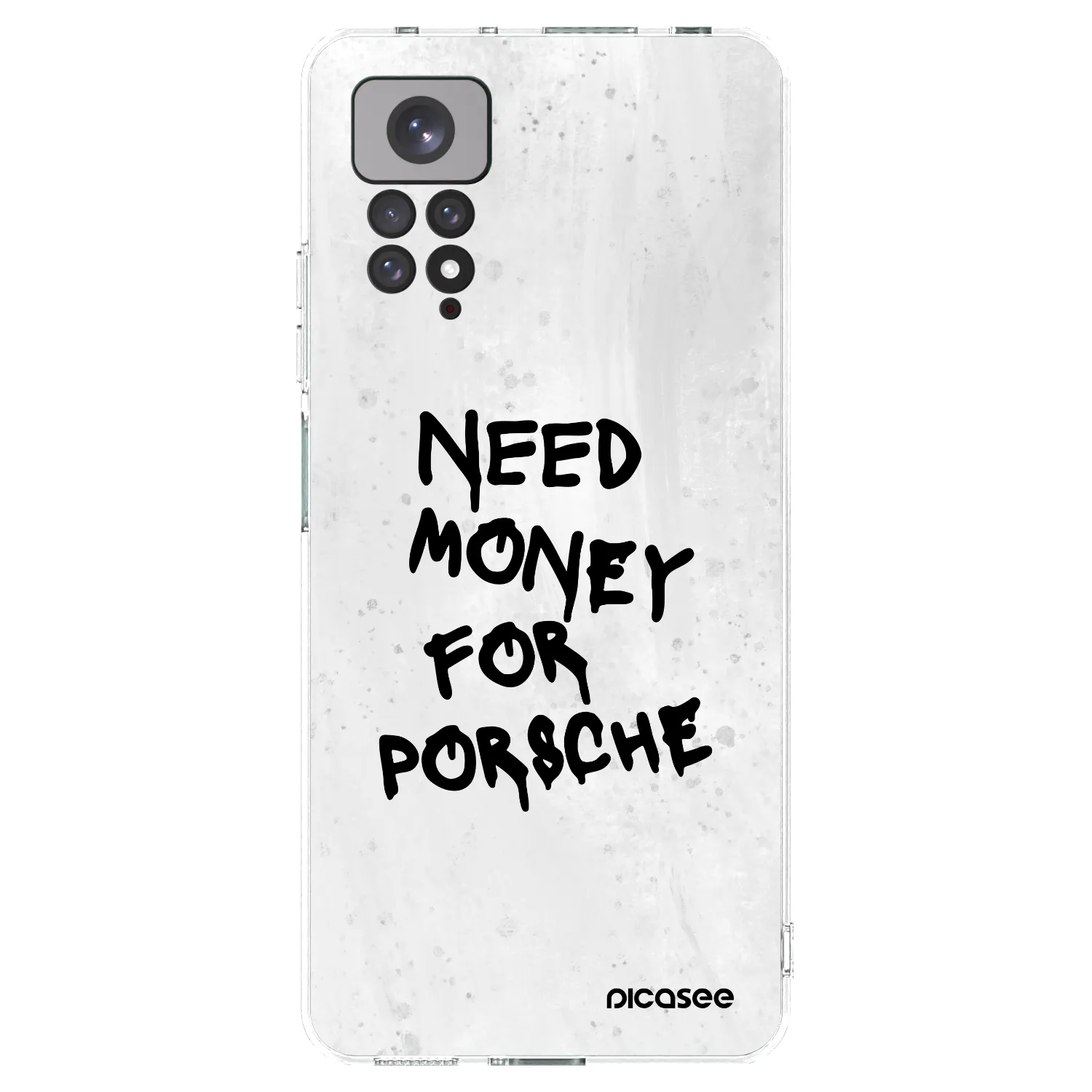 Picasee silikonový průhledný obal pro Xiaomi Redmi Note 11S 4G - White Dollar