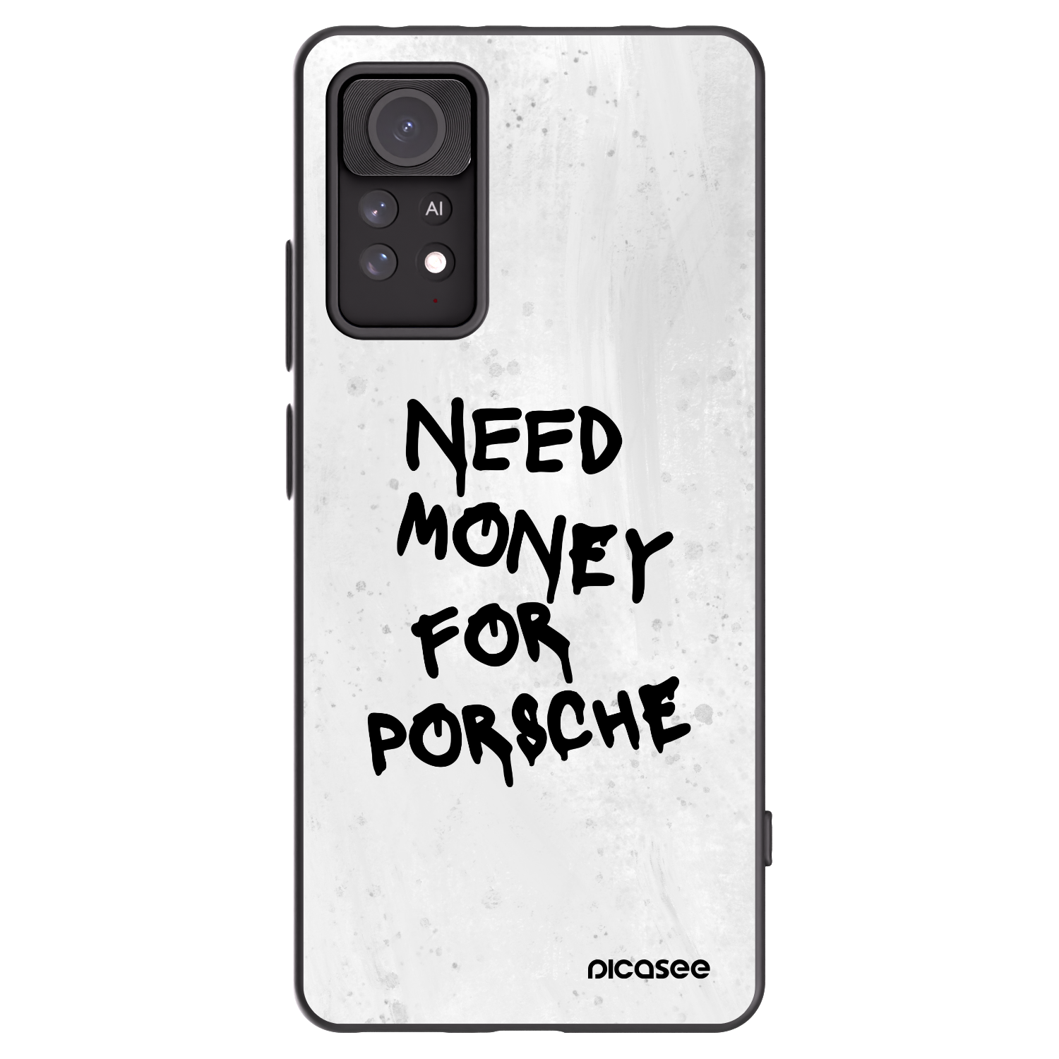 Picasee silikonový černý obal pro Xiaomi Redmi Note 11 Pro 5G - White Dollar