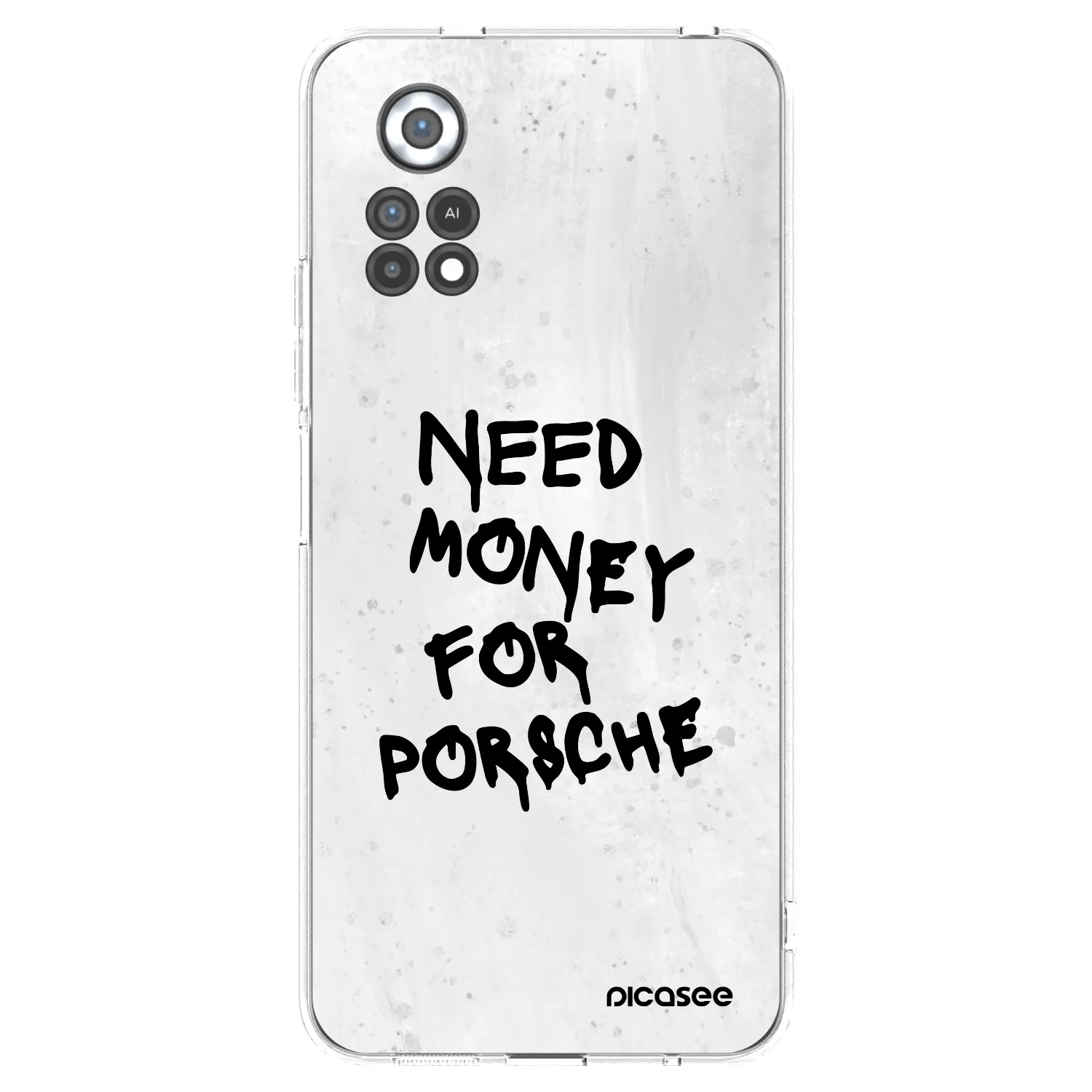 Picasee silikonový průhledný obal pro Xiaomi Poco X4 Pro 5G - White Dollar