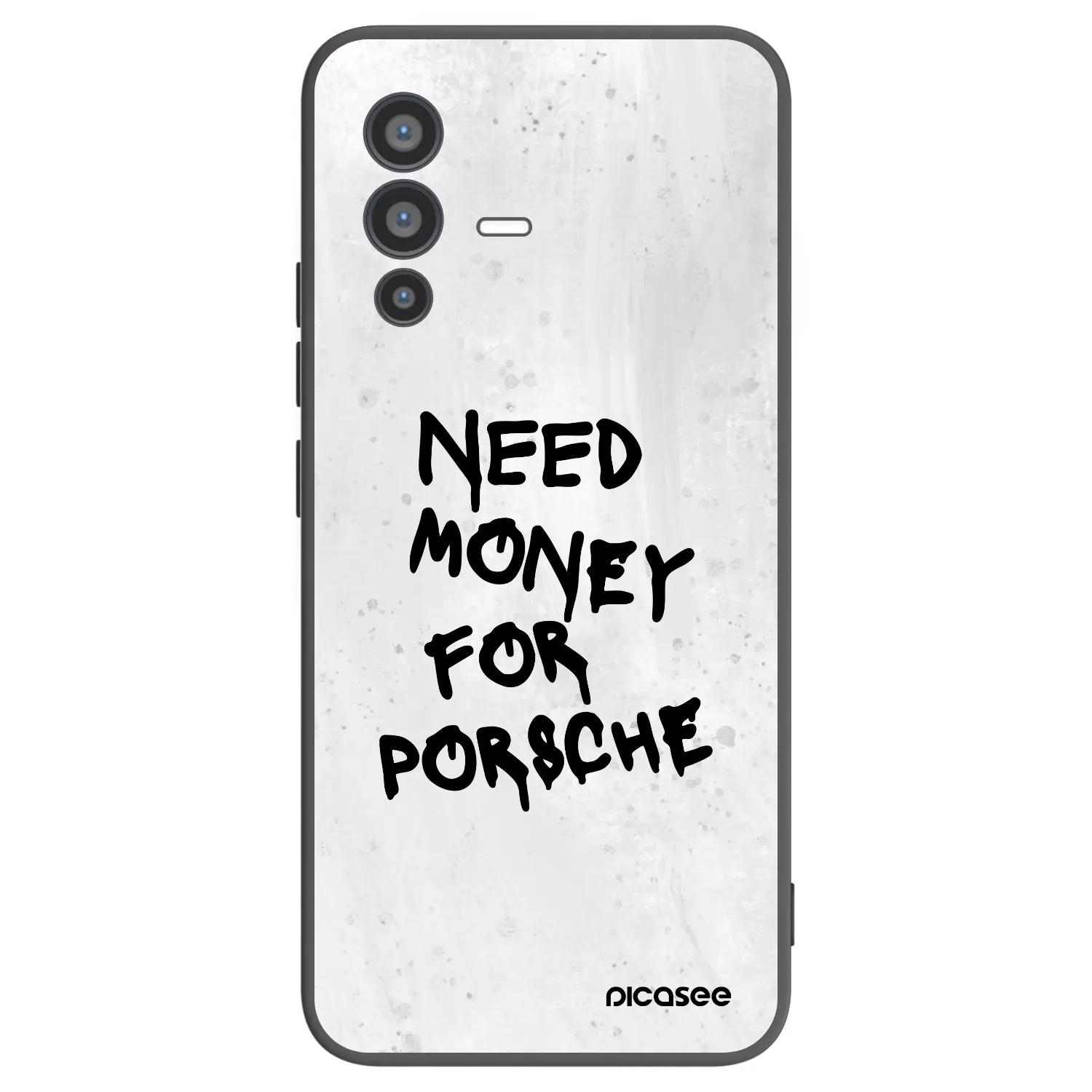 Picasee silikonový černý obal pro Vivo V23 5G - White Dollar