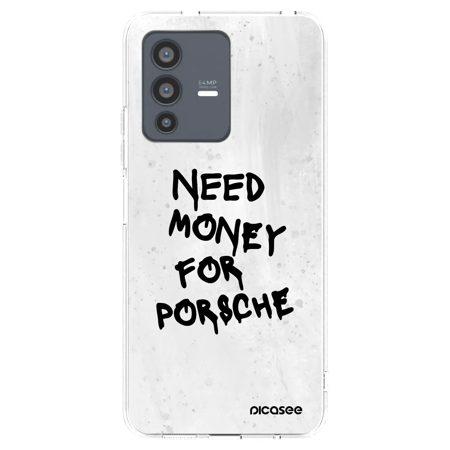 Picasee silikonový průhledný obal pro Vivo V23 5G - White Dollar