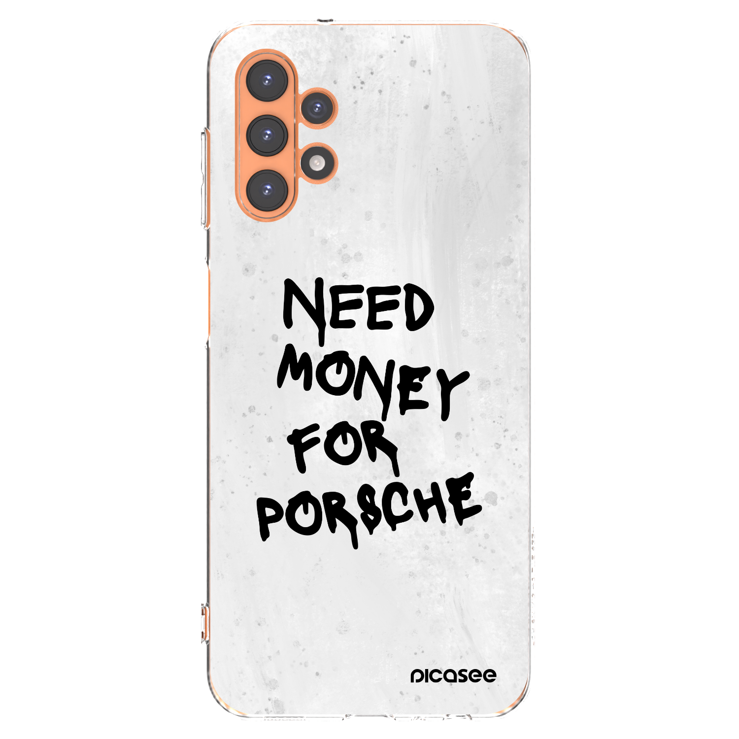 Picasee silikonový průhledný obal pro Samsung Galaxy A13 4G A135 - White Dollar