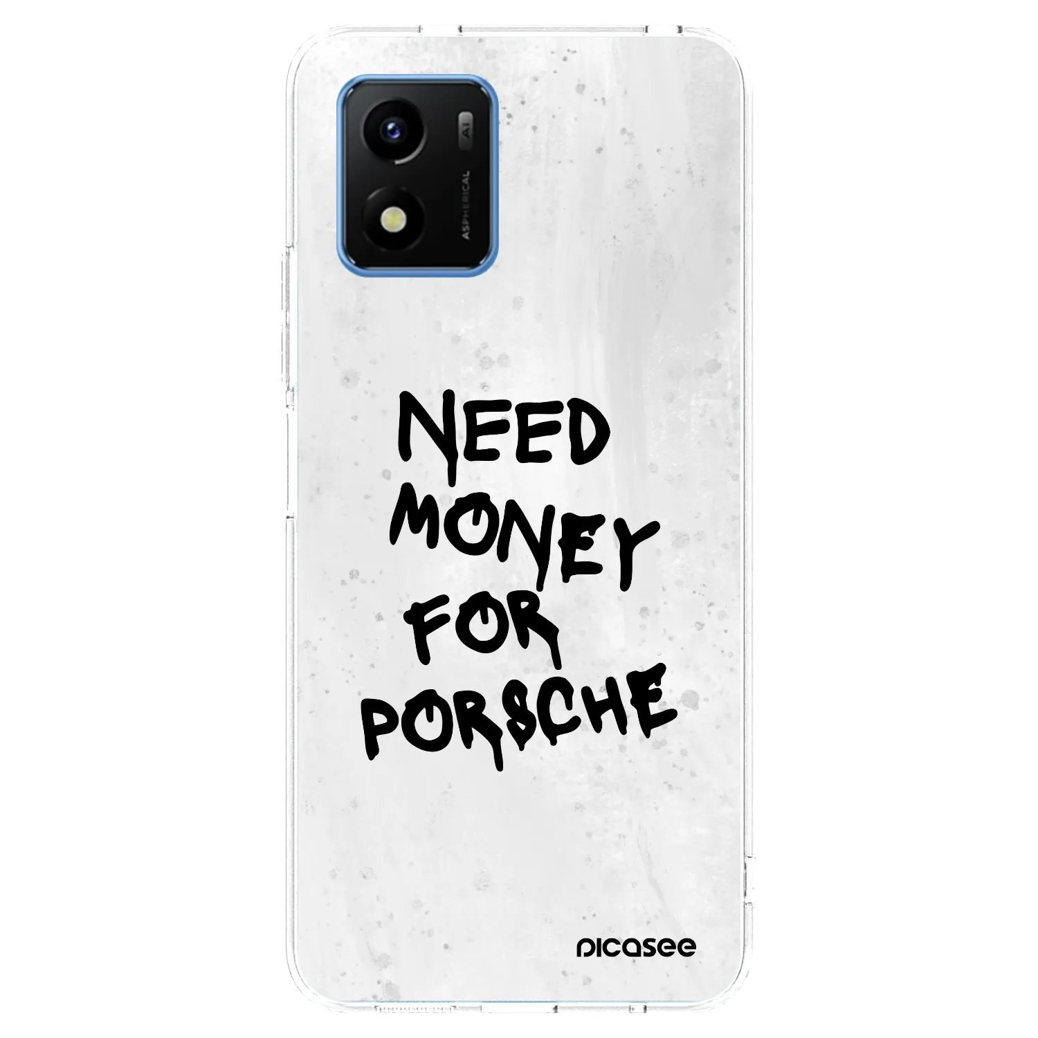 Picasee silikonový průhledný obal pro Vivo Y01 - White Dollar
