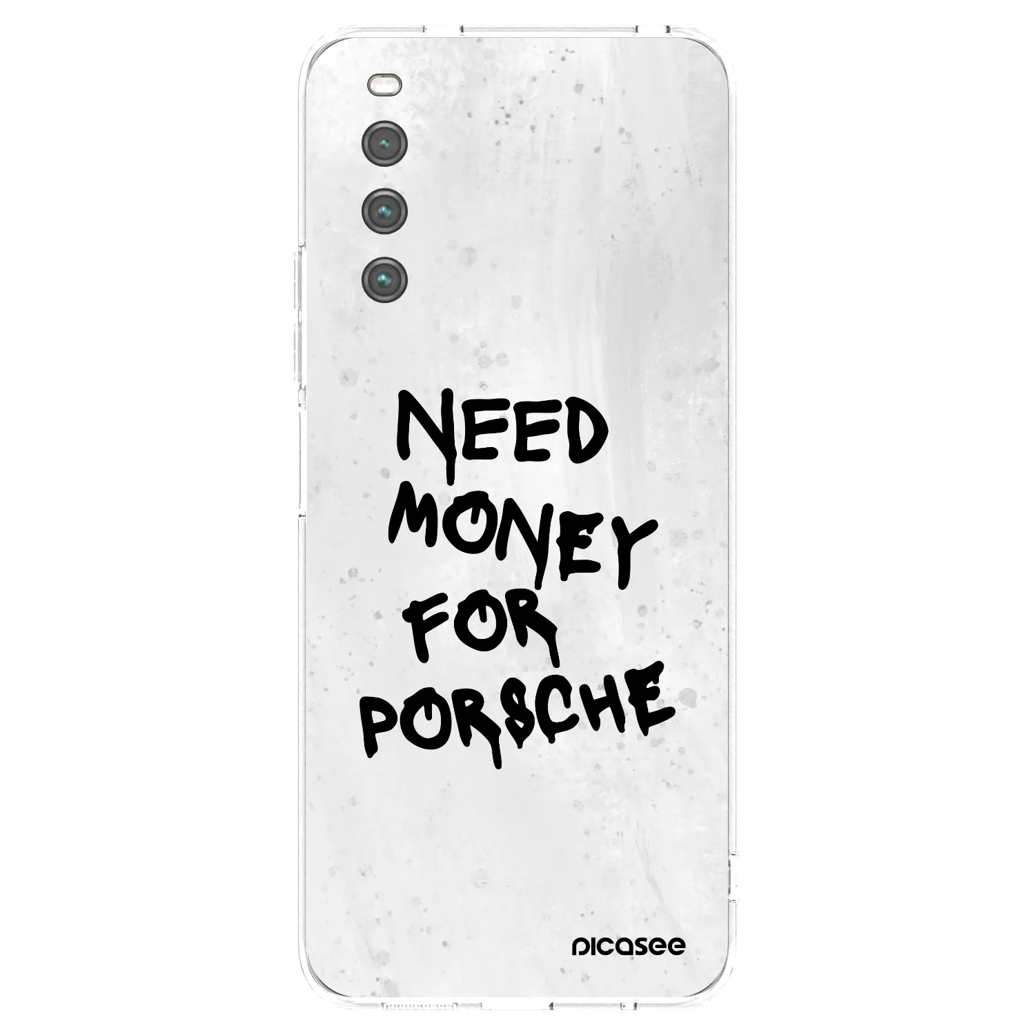 Picasee silikonový průhledný obal pro Sony Xperia 10 IV 5G - White Dollar