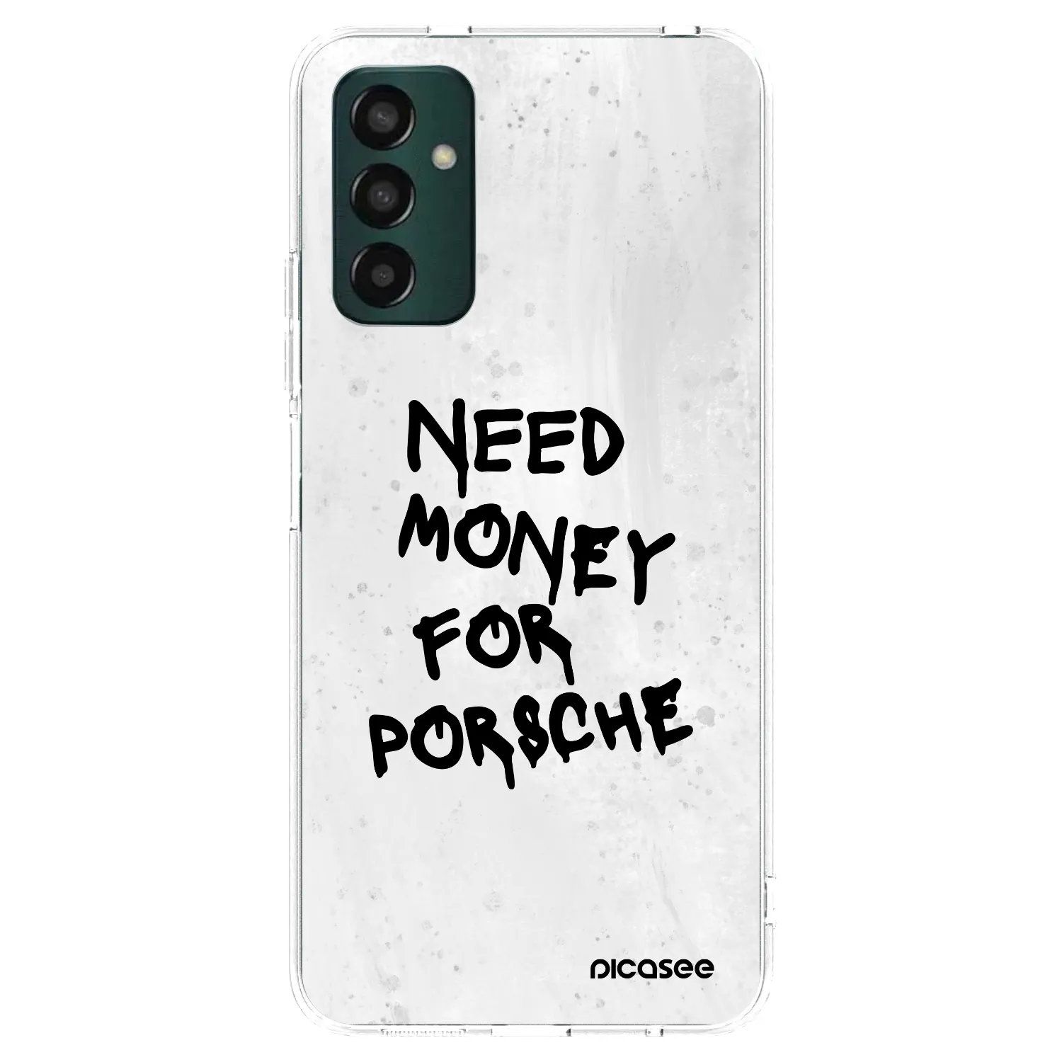 Picasee silikonový průhledný obal pro Samsung Galaxy M13 M135F - White Dollar